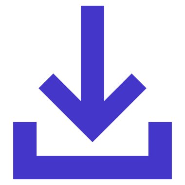 Gelen kutusu düz vektör simgesi