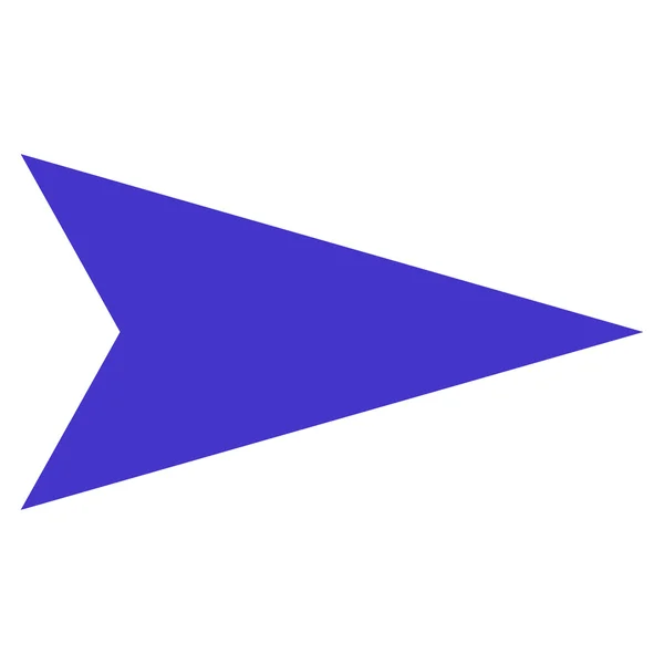 Icono del vector plano derecho de la punta de flecha — Archivo Imágenes Vectoriales