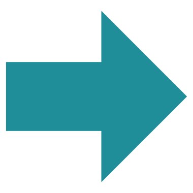 Düz vektör simgesi sağ ok