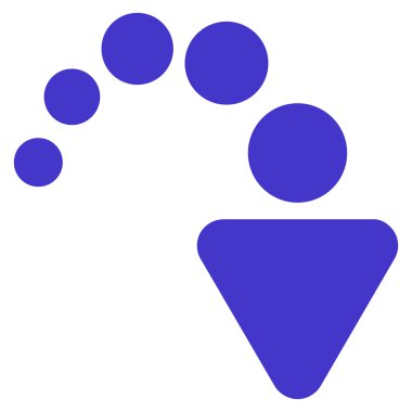 Düz vektör simge Yinele