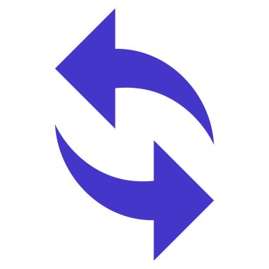 Düz vektör simgesini tazele