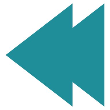 Sol düz vektör simgesi hareket