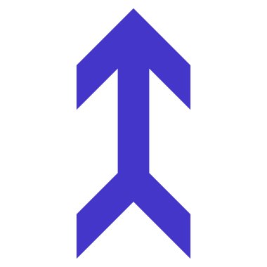 Düz vektör simge yukarı ok