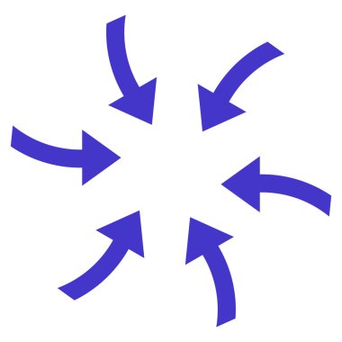 Oklar düz vektör simge burgu