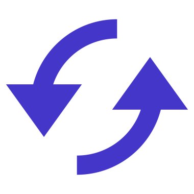 Düz vektör simgesini tazele