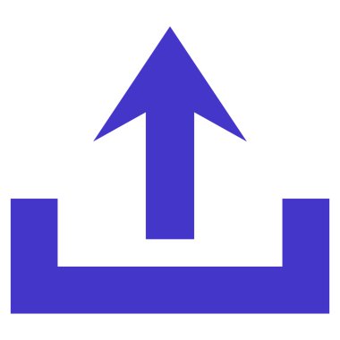 Düz vektör simge yüklemek