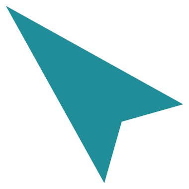 Ok ucu sol yukarı düz vektör simgesi