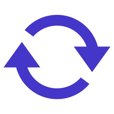 Düz vektör simgesini tazele