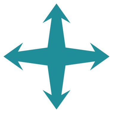 Düz vektör simgesini genişletin