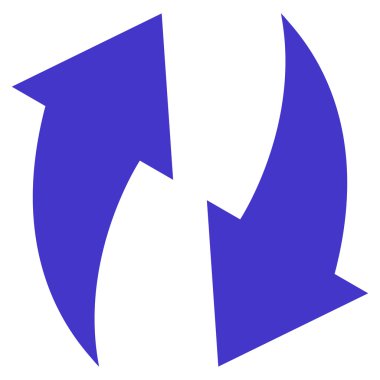 Düz vektör simgesini tazele