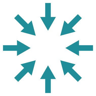 Vektör simge kompakt oklar düz