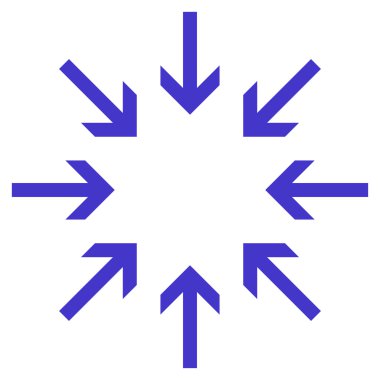 Basınç oklar düz vektör simgesi