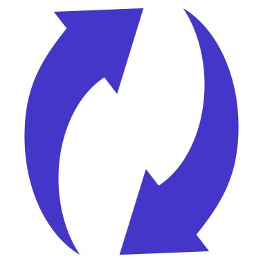 Düz vektör simgesini tazele