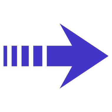 Sağ göndermek düz vektör simgesi