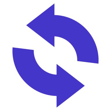 Düz vektör simgesini tazele