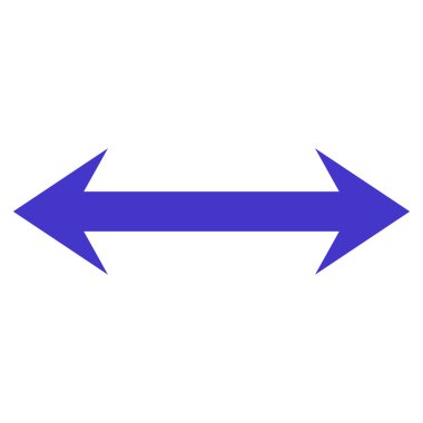 Yatay Çevir düz vektör simgesi