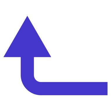 İleri düz vektör simge açmak