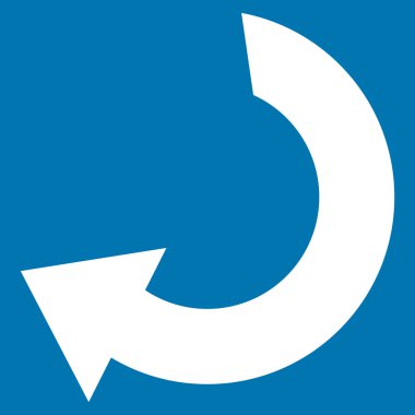 Düz vektör simge döndürmek