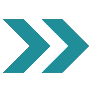 Vardiya doğru düz vektör simgesi