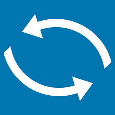 Vektör simge Exchange oklar düz