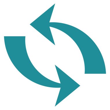 Düz vektör simgesini tazele