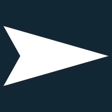 Ok ucu sağ düz vektör simgesi