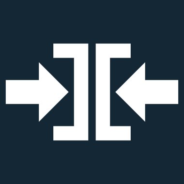 Basın yatay yöndeki düz vektör simgesi