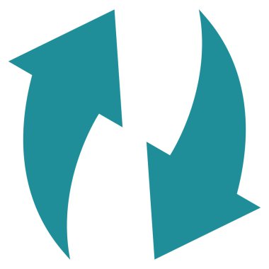 Düz vektör simgesini tazele