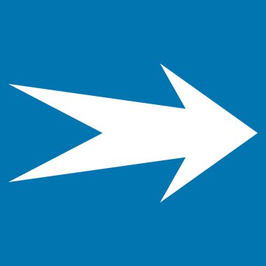 Düz vektör simgesi sağ ok