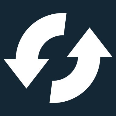 Vektör simge Exchange oklar düz