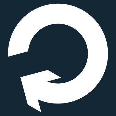 Düz vektör simge döndürmek