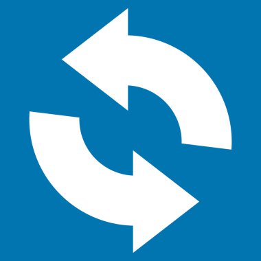 Düz vektör simgesini tazele