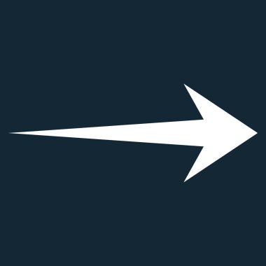 Düz vektör simgesi sağ ok