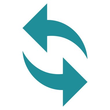 Düz vektör simgesini tazele