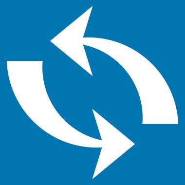 Düz vektör simgesini tazele