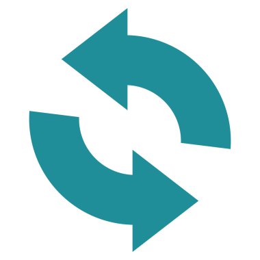 Düz vektör simgesini tazele