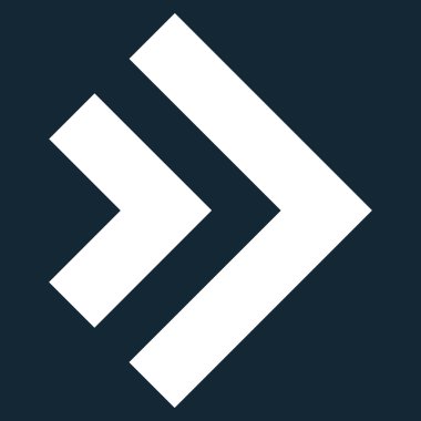 Vardiya doğru düz vektör simgesi