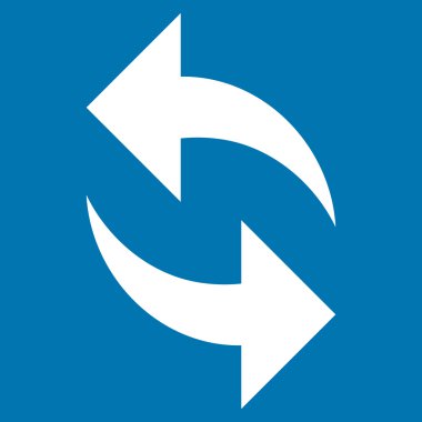 Düz vektör simgesini tazele