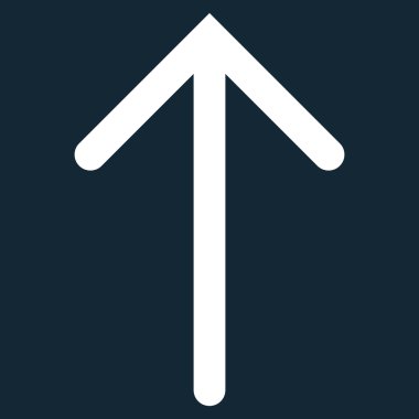 Düz vektör simge yukarı ok