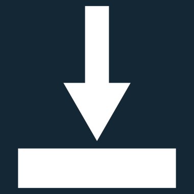 Alt düz vektör simgesi hareket