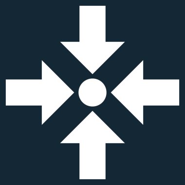 Oklar düz vektör simge küçültmek