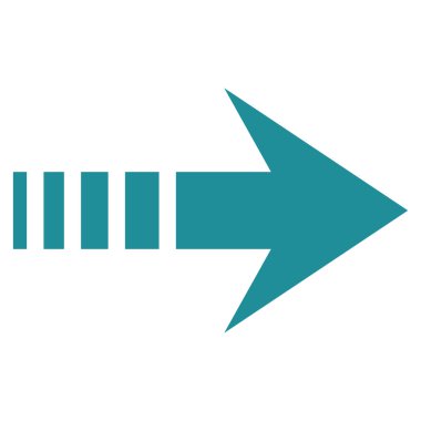 Sağ göndermek düz vektör simgesi