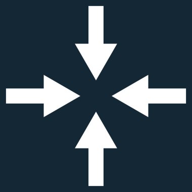 Oklar düz vektör simge sıkıştırmak