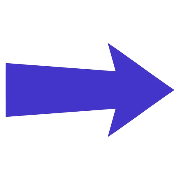 Flecha derecha plana Vector icono — Archivo Imágenes Vectoriales