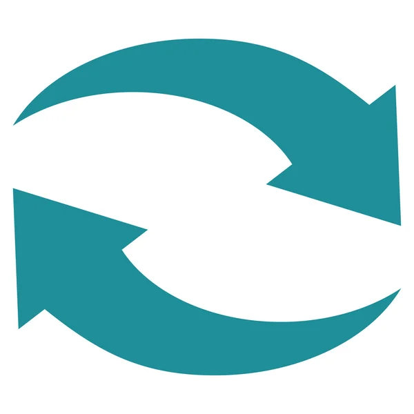 Vektör simge Exchange oklar düz