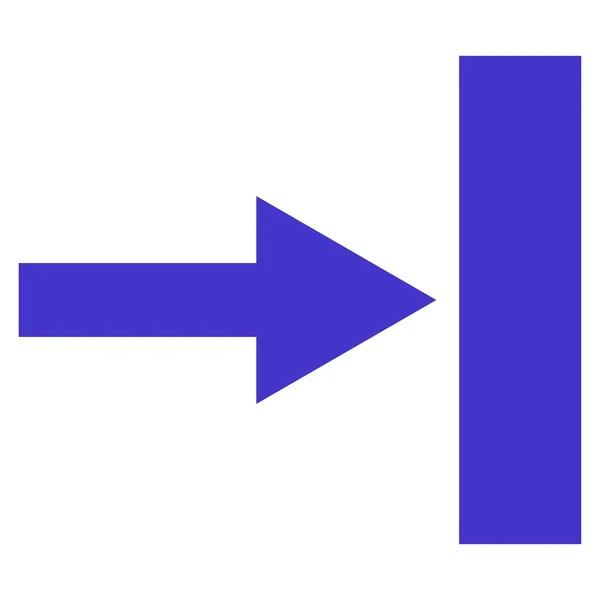 Déplacer l'icône vectorielle plate droite — Image vectorielle