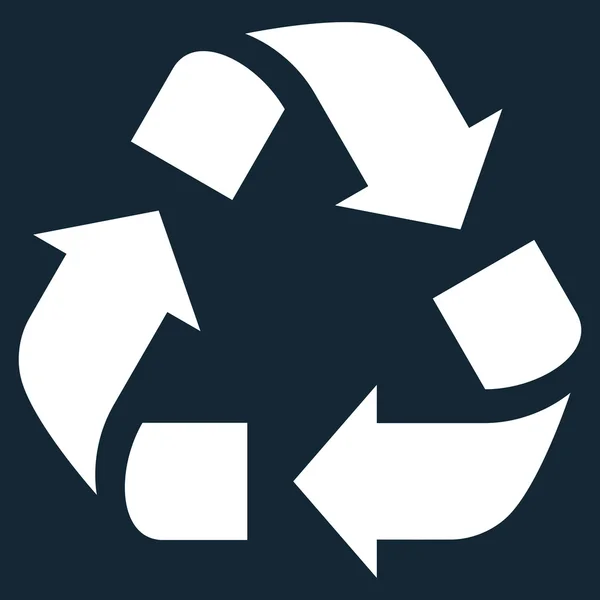 Recycler l'icône vectorielle plate — Image vectorielle