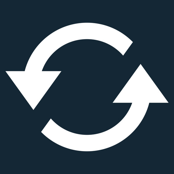 Refresh Arrows Flat Vector Icon