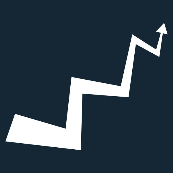 Ikona šipky ploché vektor křivky — Stockový vektor