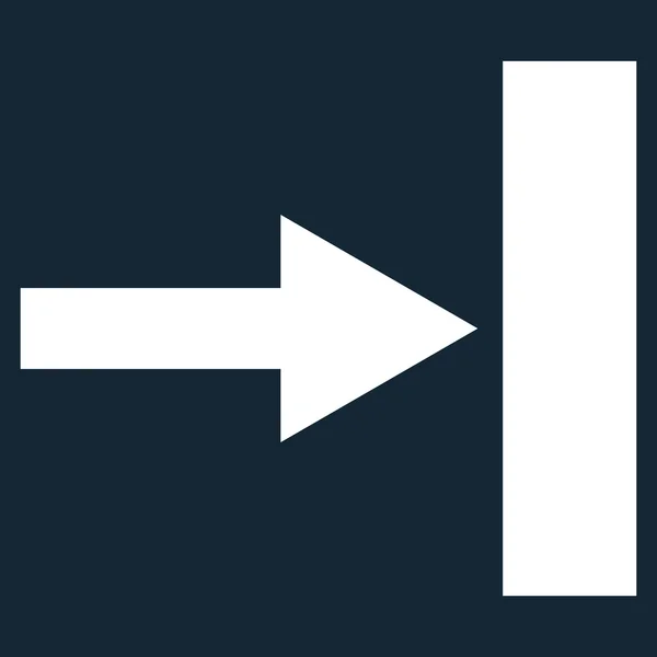 Déplacer l'icône vectorielle plate droite — Image vectorielle